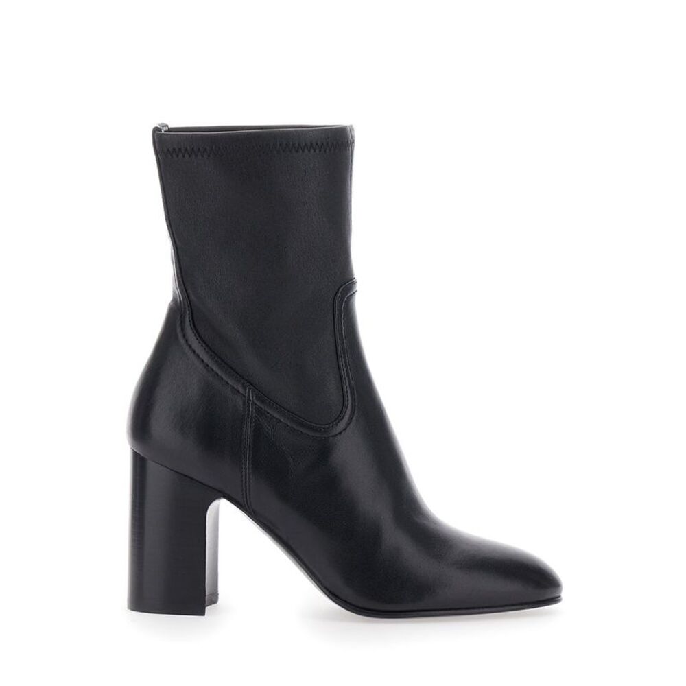 Stuart Weitzman Women Boots 'Mulberry Stretch Bootie' Black In Leather Women